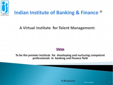 A Virtual Institute for Talent Management: