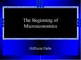 The Beginning of Microeconomics PowerPoint PPT Presentation