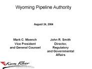 Wyoming Pipeline Authority - Kern River