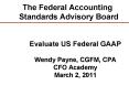 The Federal Accounting Standards Advisory Board PowerPoint PPT Presentation