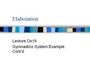 Elaboration