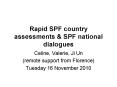 Rapid SPF country assessments PowerPoint PPT Presentation