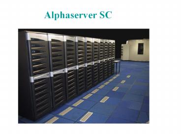 Alphaserver SC