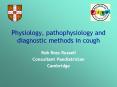 Physiology, pathophysiology and diagnostic methods in cough PowerPoint PPT Presentation