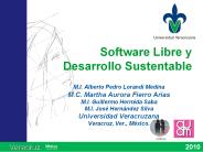 Software Libre y Desarrollo Sustentable