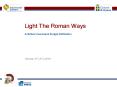 Light The Roman Ways PowerPoint PPT Presentation