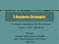 E-Business Strategies PowerPoint PPT Presentation