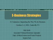 E-Business Strategies
