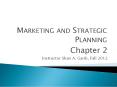 Marketing and Strategic Planning PowerPoint PPT Presentation