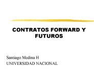 CONTRATOS FORWARD Y FUTUROS