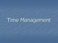 Time Management PowerPoint PPT Presentation