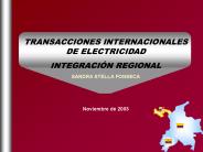 TRANSACCIONES INTERNACIONALES DE ELECTRICIDAD
