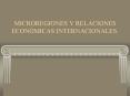 MICROREGIONES Y RELACIONES ECON PowerPoint PPT Presentation