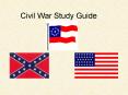 Civil War Study Guide PowerPoint PPT Presentation