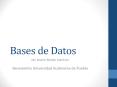 Bases de Datos PowerPoint PPT Presentation
