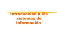 Introduccion a los sistemas de informaci