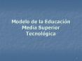 Modelo de la Educaci PowerPoint PPT Presentation