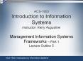 ACS-1803 Introduction to Information Systems PowerPoint PPT Presentation
