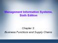 Management Information Systems, Sixth Edition PowerPoint PPT Presentation