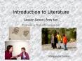 Introduction to Literature PowerPoint PPT Presentation