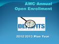 AWC Annual Open Enrollment PowerPoint PPT Presentation