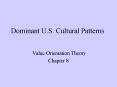 Dominant U.S. Cultural Patterns PowerPoint PPT Presentation