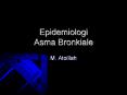 Epidemiologi Asma Bronkiale PowerPoint PPT Presentation