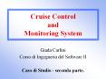 Cruise Control and Monitoring System PowerPoint PPT Presentation