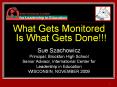 What Gets Monitored Is What Gets Done!!! PowerPoint PPT Presentation