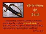Defending the Faith