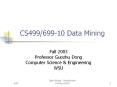 Data Mining  PowerPoint PPT Presentation