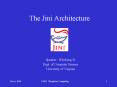 The Jini Architecture PowerPoint PPT Presentation