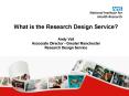 What is the Research Design Service? Andy Vail Associate Director - Greater Manchester Research Design Service PowerPoint PPT Presentation