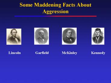 Some Maddening Facts About Aggression