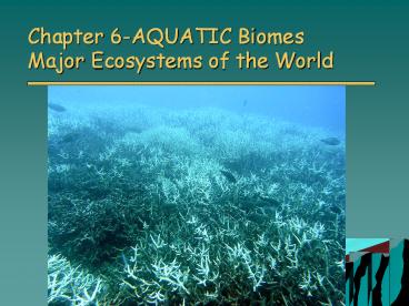 Chapter 6-AQUATIC Biomes Major Ecosystems of the World