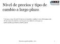 Nivel de precios y tipo de cambio a largo plazo PowerPoint PPT Presentation