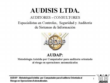 AUDISIS LTDA.