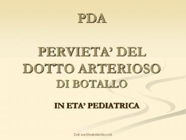 PDA PERVIETA