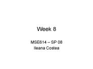 Week 8