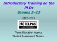 Introductory Training on the PLDs Grades 2 PowerPoint PPT Presentation