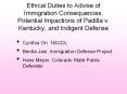 Ethical Duties to Advise of Immigration Consequences, Potential Impactions of Padilla v. Kentucky, and Indigent Defense PowerPoint PPT Presentation
