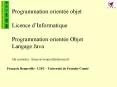 Programmation orient PowerPoint PPT Presentation