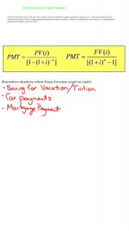 Payments and Total Interest