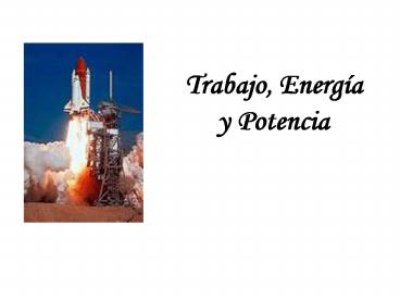 Trabajo, Energ