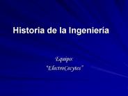 Historia de la Ingenier