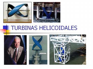 TURBINAS HELICOIDALES