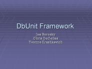 DbUnit Framework