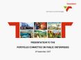 PRESENTATION TO THE  PORTFOLIO COMMITTEE ON PUBLIC ENTERPRISES   19 September 2007 PowerPoint PPT Presentation