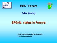 INFN - Ferrara