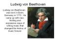 Ludwig von Beethoven PowerPoint PPT Presentation